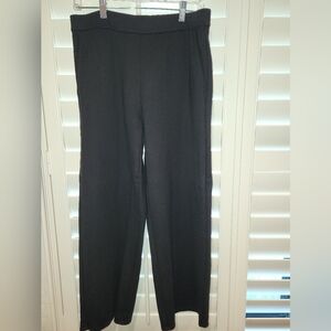 Eileen Fisher Wide Leg Black Pants, Medium